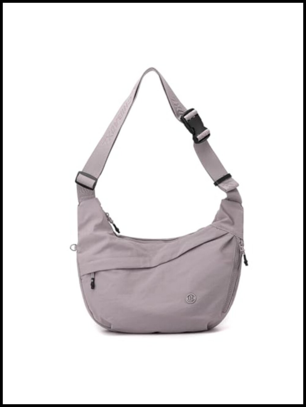 Nylon Crescent Crossbody Hobo Bag Lightweight Waterproof Travel Purse